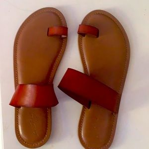 Toe ring slide sandals-universal thread